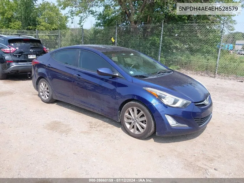 5NPDH4AE4EH528579 2014 Hyundai Elantra Se