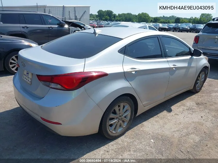 KMHDH4AE9EU043095 2014 Hyundai Elantra Se