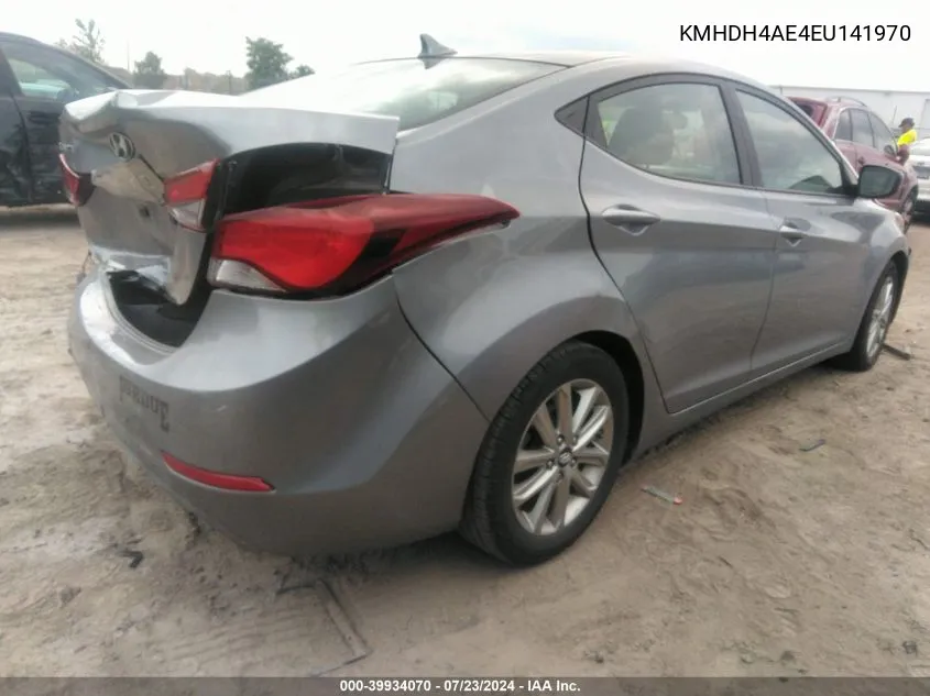 KMHDH4AE4EU141970 2014 Hyundai Elantra Se