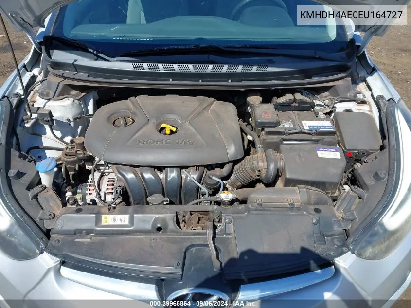 KMHDH4AE0EU164727 2014 Hyundai Elantra Se