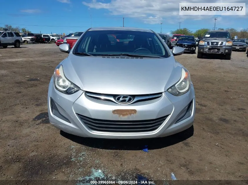 KMHDH4AE0EU164727 2014 Hyundai Elantra Se