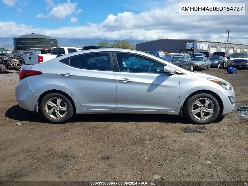 KMHDH4AE0EU164727 2014 Hyundai Elantra Se