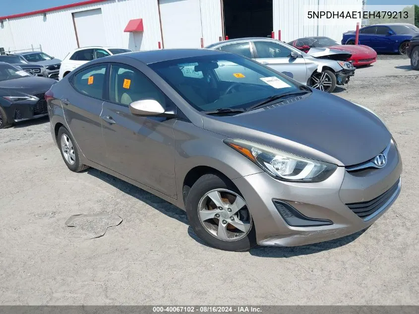 5NPDH4AE1EH479213 2014 Hyundai Elantra Se