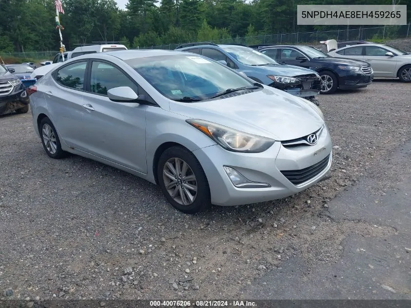 5NPDH4AE8EH459265 2014 Hyundai Elantra Se/Sport/Limited