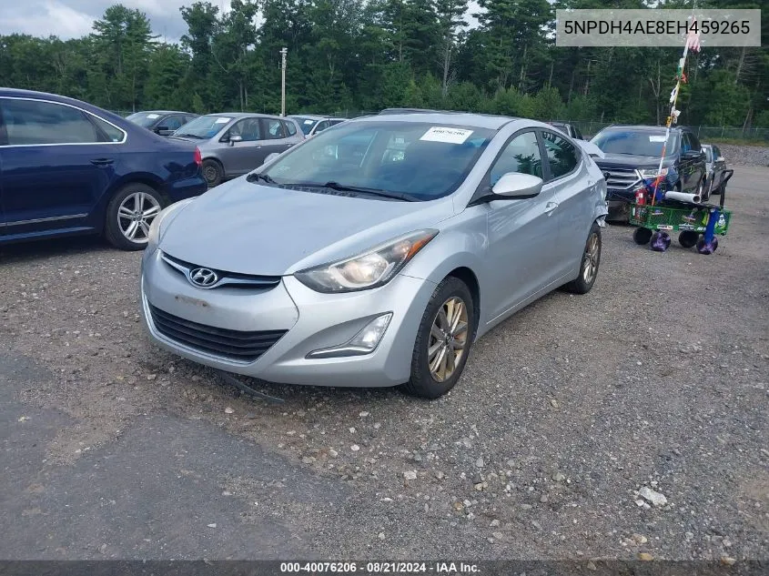 5NPDH4AE8EH459265 2014 Hyundai Elantra Se/Sport/Limited