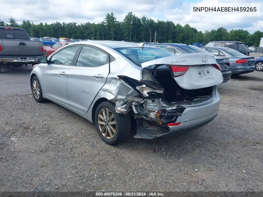 5NPDH4AE8EH459265 2014 Hyundai Elantra Se/Sport/Limited