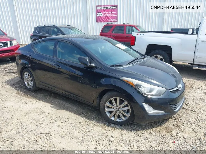 2014 Hyundai Elantra Se VIN: 5NPDH4AE5EH495544 Lot: 40367725