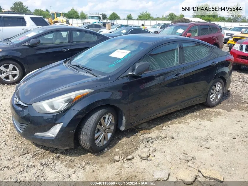 2014 Hyundai Elantra Se VIN: 5NPDH4AE5EH495544 Lot: 40367725