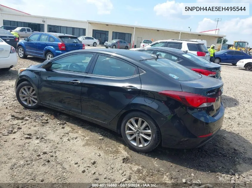 2014 Hyundai Elantra Se VIN: 5NPDH4AE5EH495544 Lot: 40367725