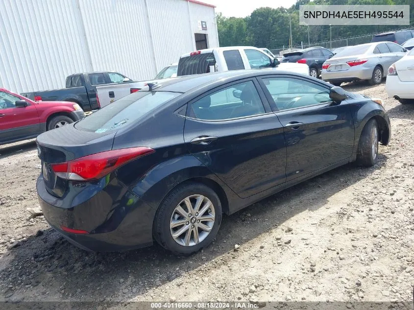 2014 Hyundai Elantra Se VIN: 5NPDH4AE5EH495544 Lot: 40367725