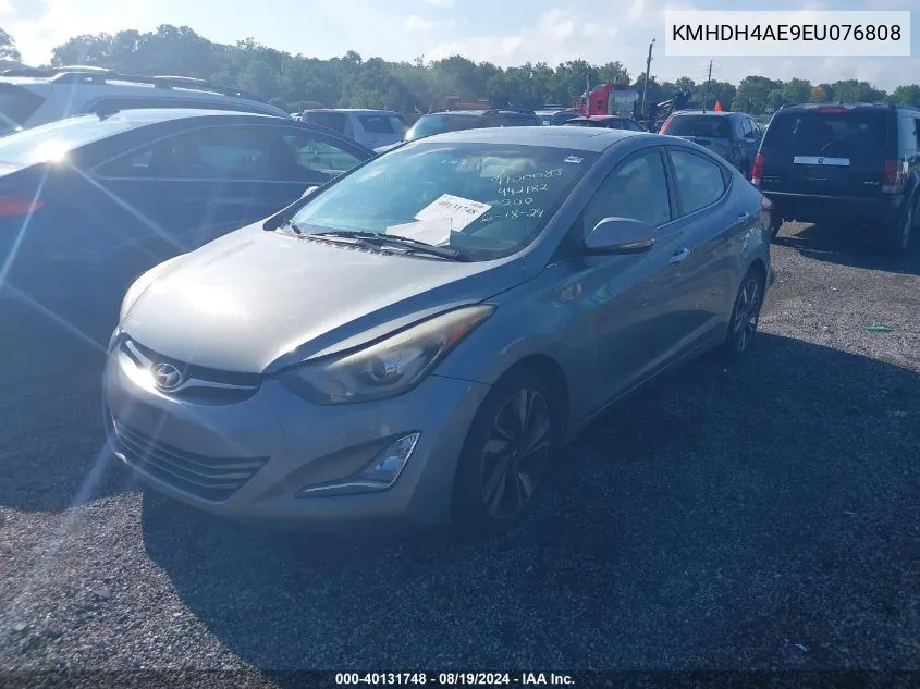 2014 Hyundai Elantra Limited VIN: KMHDH4AE9EU076808 Lot: 40131748