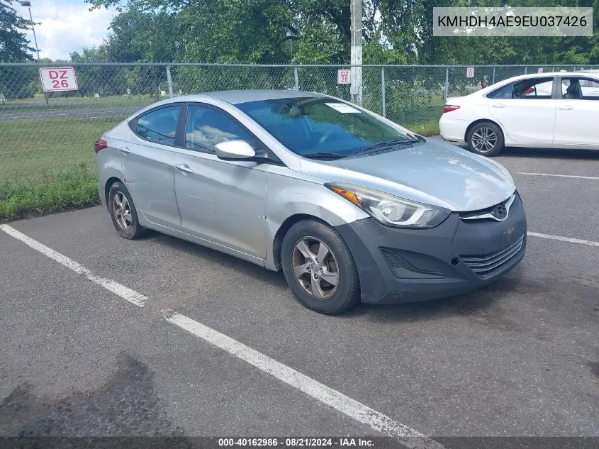 2014 Hyundai Elantra Se VIN: KMHDH4AE9EU037426 Lot: 40162986