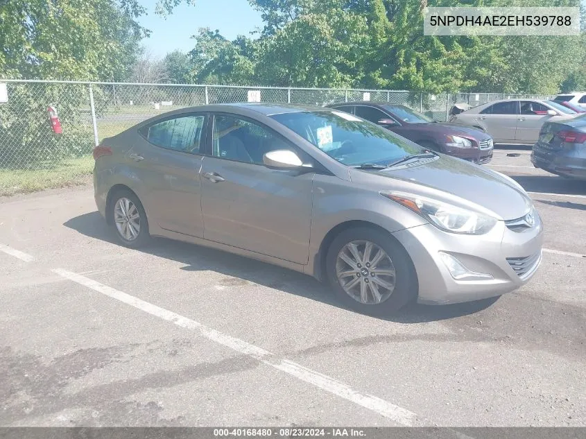 5NPDH4AE2EH539788 2014 Hyundai Elantra Se