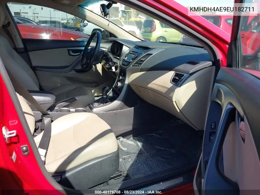 KMHDH4AE9EU182711 2014 Hyundai Elantra Limited