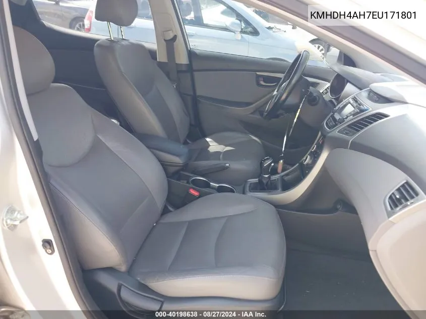 KMHDH4AH7EU171801 2014 Hyundai Elantra Sport