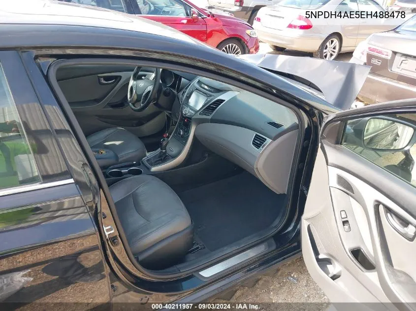 5NPDH4AE5EH488478 2014 Hyundai Elantra Limited