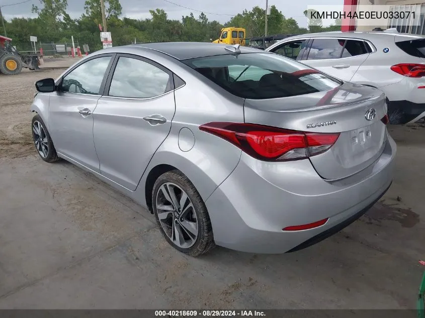 KMHDH4AE0EU033071 2014 Hyundai Elantra Limited