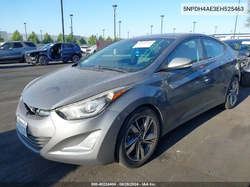 2014 Hyundai Elantra Limited VIN: 5NPDH4AE3EH525463 Lot: 40224404