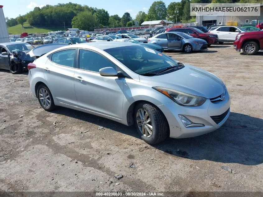 KMHDH4AE5EU062176 2014 Hyundai Elantra Se