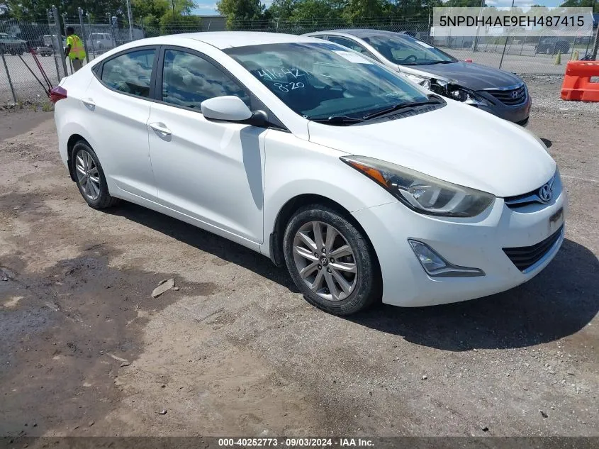 5NPDH4AE9EH487415 2014 Hyundai Elantra Se