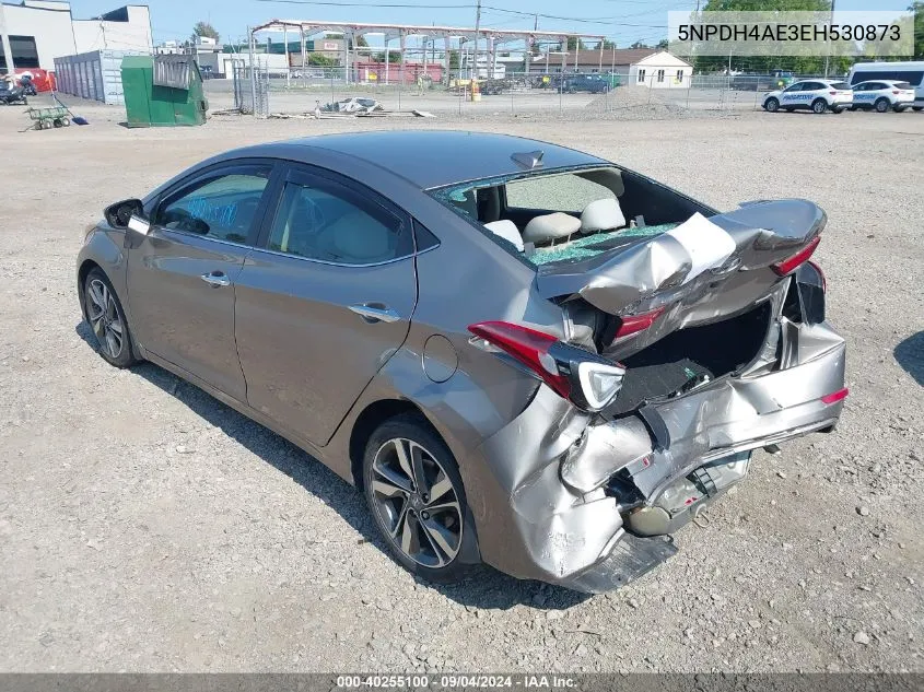 5NPDH4AE3EH530873 2014 Hyundai Elantra Limited