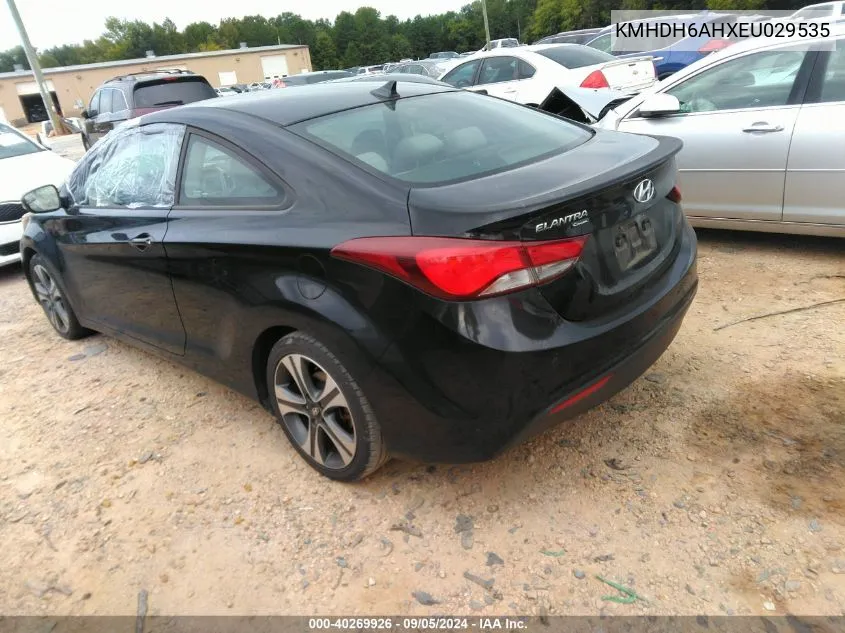 2014 Hyundai Elantra Gs/Se VIN: KMHDH6AHXEU029535 Lot: 40269926