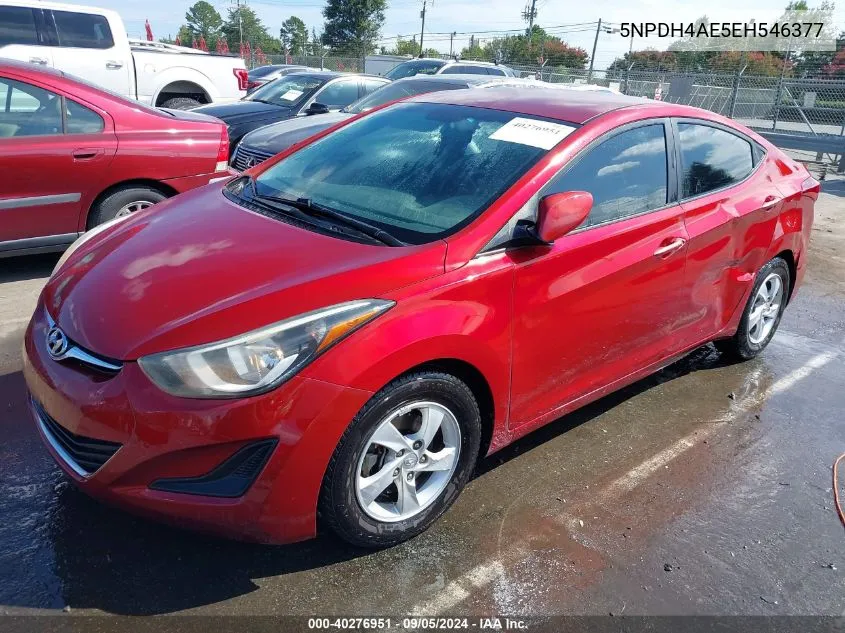 5NPDH4AE5EH546377 2014 Hyundai Elantra Se