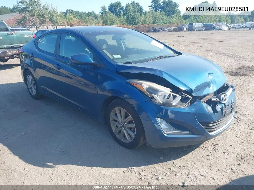 KMHDH4AE9EU028581 2014 Hyundai Elantra Se