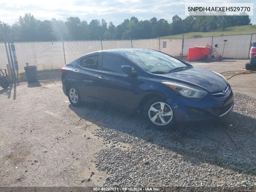 2014 Hyundai Elantra Se VIN: 5NPDH4AEXEH529770 Lot: 40287071