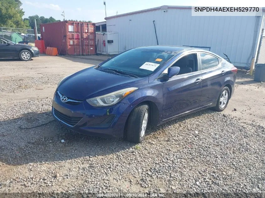 5NPDH4AEXEH529770 2014 Hyundai Elantra Se