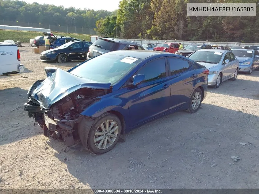 KMHDH4AE8EU165303 2014 Hyundai Elantra Se