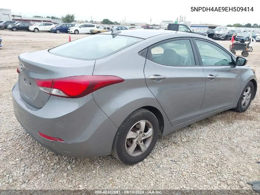 5NPDH4AE9EH509414 2014 Hyundai Elantra Se