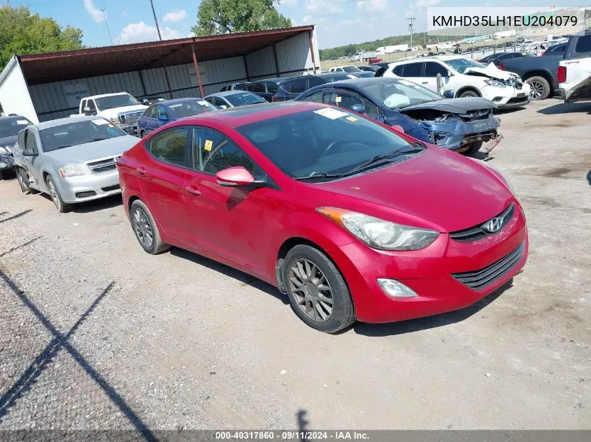 2014 Hyundai Elantra Gt VIN: KMHD35LH1EU204079 Lot: 40317860