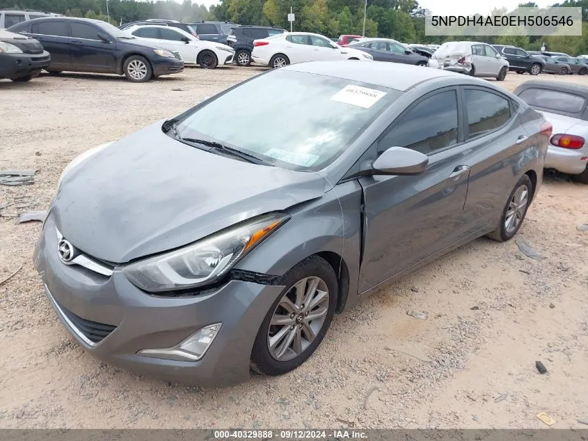 5NPDH4AE0EH506546 2014 Hyundai Elantra Se/Sport/Limited