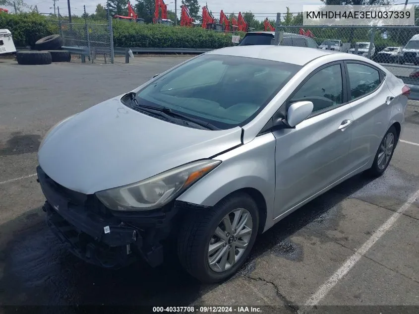 2014 Hyundai Elantra Se VIN: KMHDH4AE3EU037339 Lot: 40337708