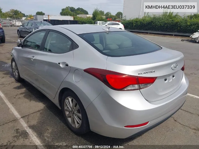 KMHDH4AE3EU037339 2014 Hyundai Elantra Se