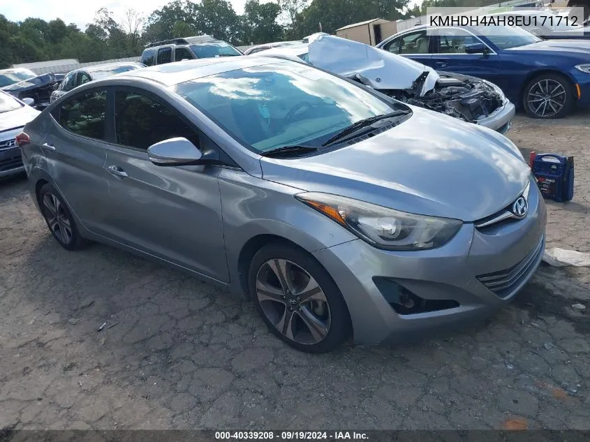 KMHDH4AH8EU171712 2014 Hyundai Elantra Sport