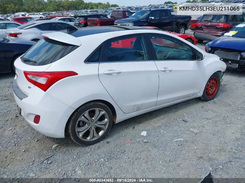 2014 Hyundai Elantra Gt VIN: KMHD35LH3EU211065 Lot: 40343652