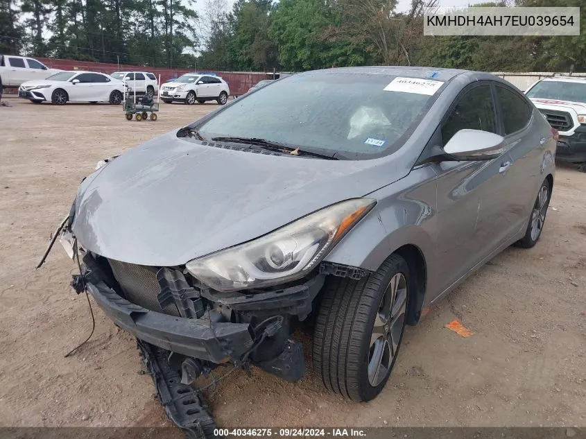 KMHDH4AH7EU039654 2014 Hyundai Elantra Sport