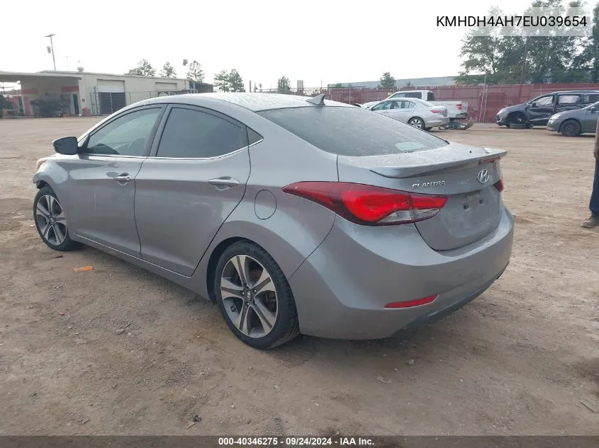 KMHDH4AH7EU039654 2014 Hyundai Elantra Sport