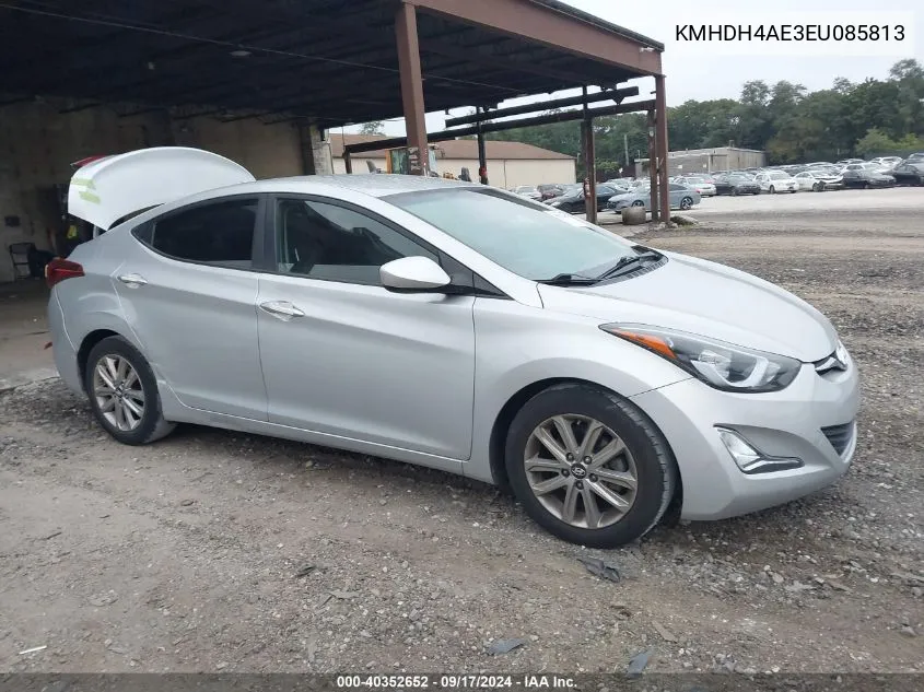 KMHDH4AE3EU085813 2014 Hyundai Elantra Se/Sport/Limited