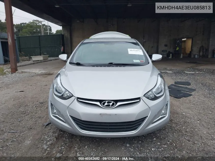 KMHDH4AE3EU085813 2014 Hyundai Elantra Se/Sport/Limited