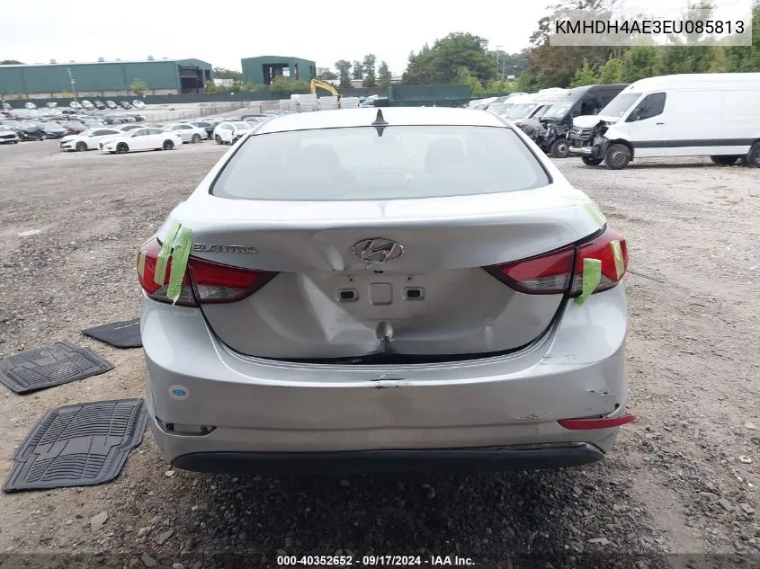 2014 Hyundai Elantra Se/Sport/Limited VIN: KMHDH4AE3EU085813 Lot: 40352652