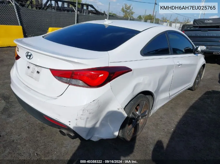 2014 Hyundai Elantra VIN: KMHDH6AH7EU025765 Lot: 40358322