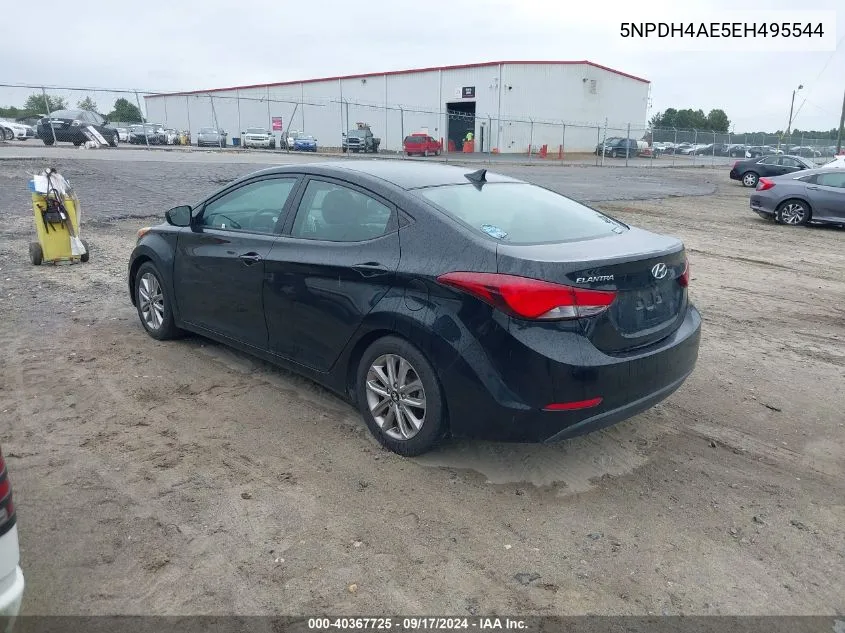 2014 Hyundai Elantra Se VIN: 5NPDH4AE5EH495544 Lot: 40367725