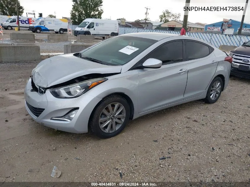 2014 Hyundai Elantra Se VIN: 5NPDH4AE9EH473854 Lot: 40434831