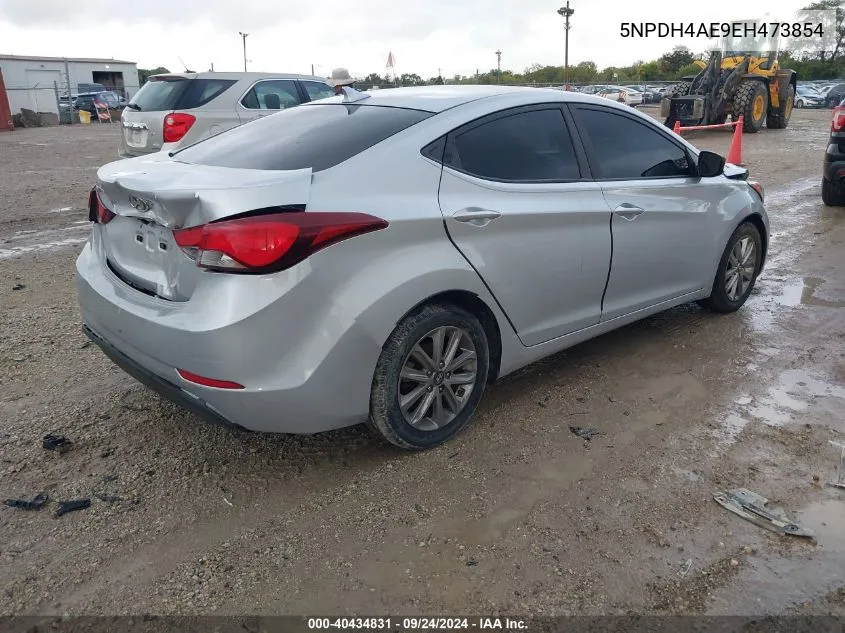 2014 Hyundai Elantra Se VIN: 5NPDH4AE9EH473854 Lot: 40434831