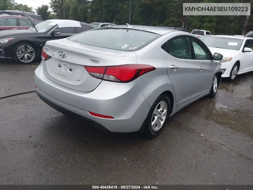 KMHDH4AE5EU109223 2014 Hyundai Elantra Se