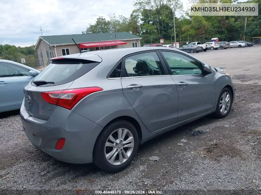 2014 Hyundai Elantra Gt VIN: KMHD35LH3EU234930 Lot: 40448370