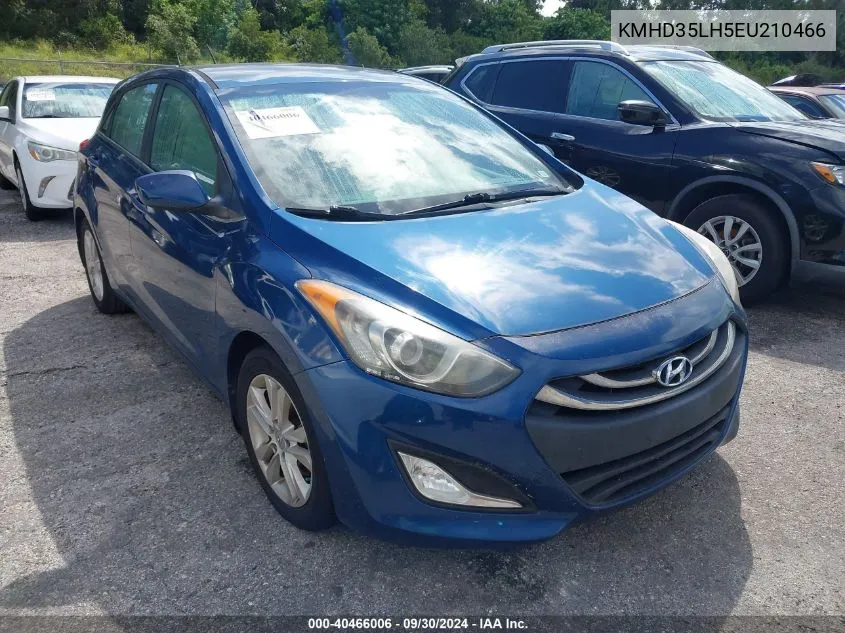 2014 Hyundai Elantra Gt VIN: KMHD35LH5EU210466 Lot: 40466006